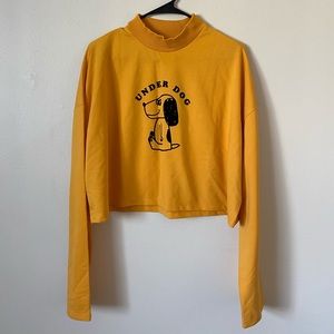 NWT Lazy Oaf “Underdog” Graphic Sweatshirt